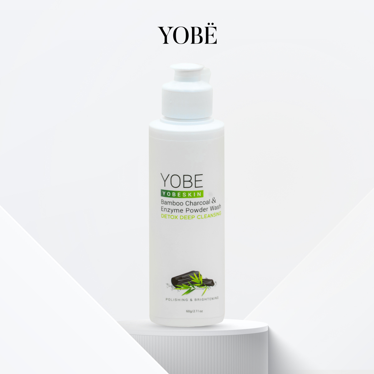 Bột Rửa Mặt Enzyme và Than Tre Hoạt Tính Yobe 60g