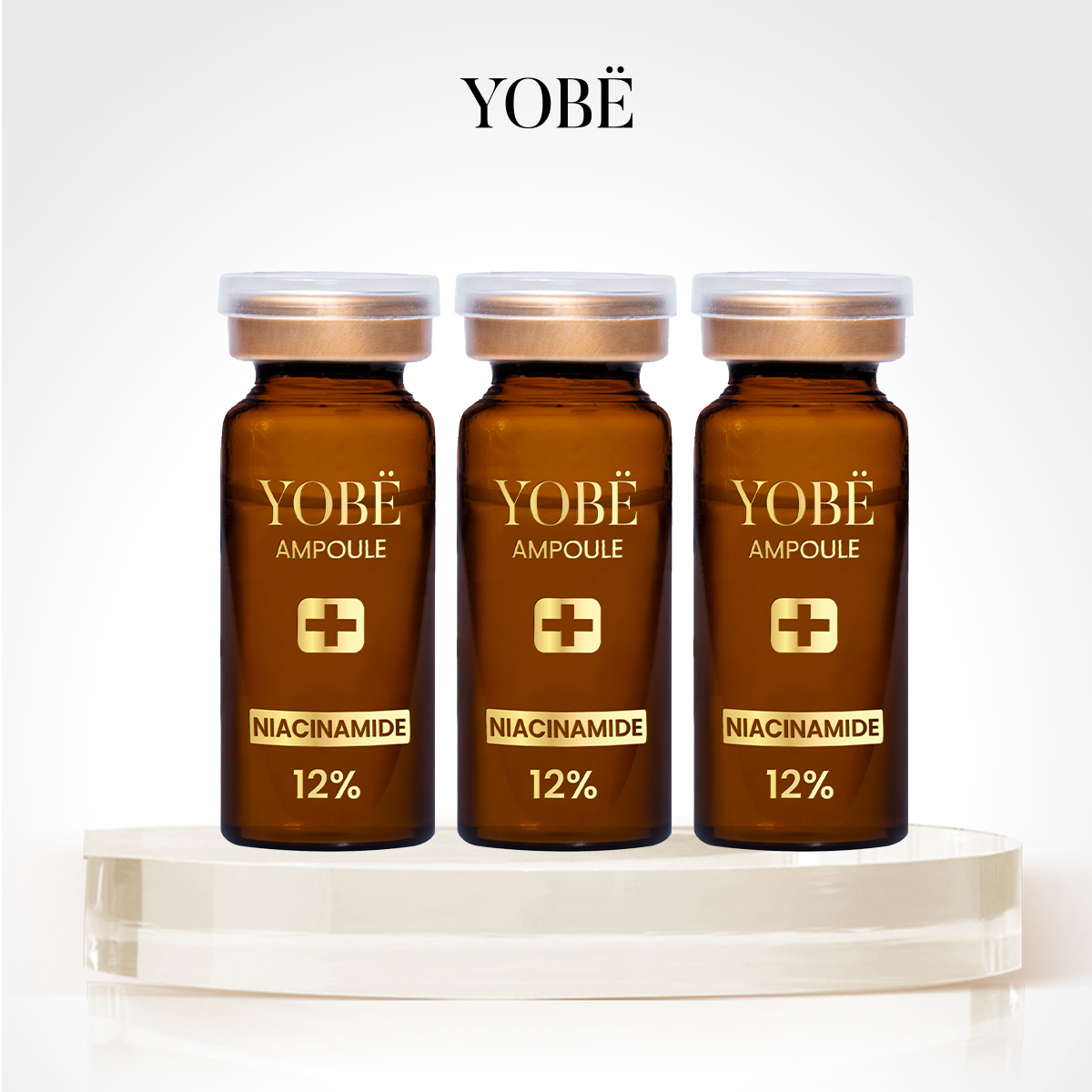 Combo 3 Tinh Chất Niacinamide 12% Trắng Da Mờ Thâm Nám Se Khít Lỗ Chân Lông YOBE 10mL