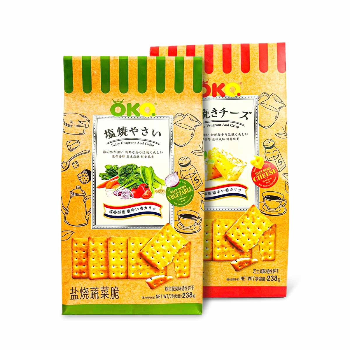 Bánh quy ăn kiêng OKO (1 hộp)