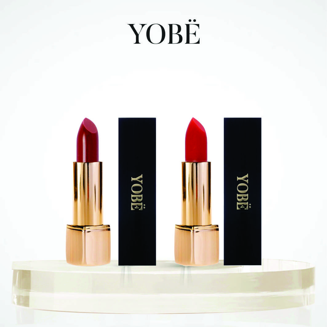 Combo 02 Son Dưỡng Ẩm Căng Mọng Môi Có Màu YOBE Lustrous Tinted Lip Balm (#Màu Đỏ Hồng + #Màu Đỏ Rượu)