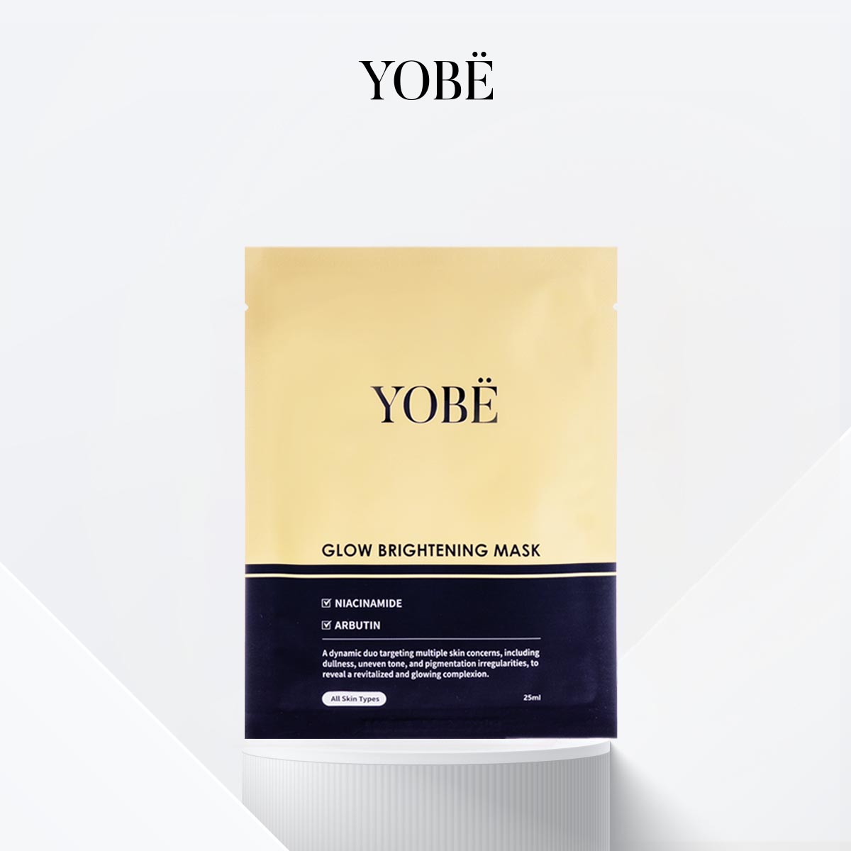 Mặt Nạ Dưỡng Trắng Da YOBE Glow Brightening Mask (1 miếng)