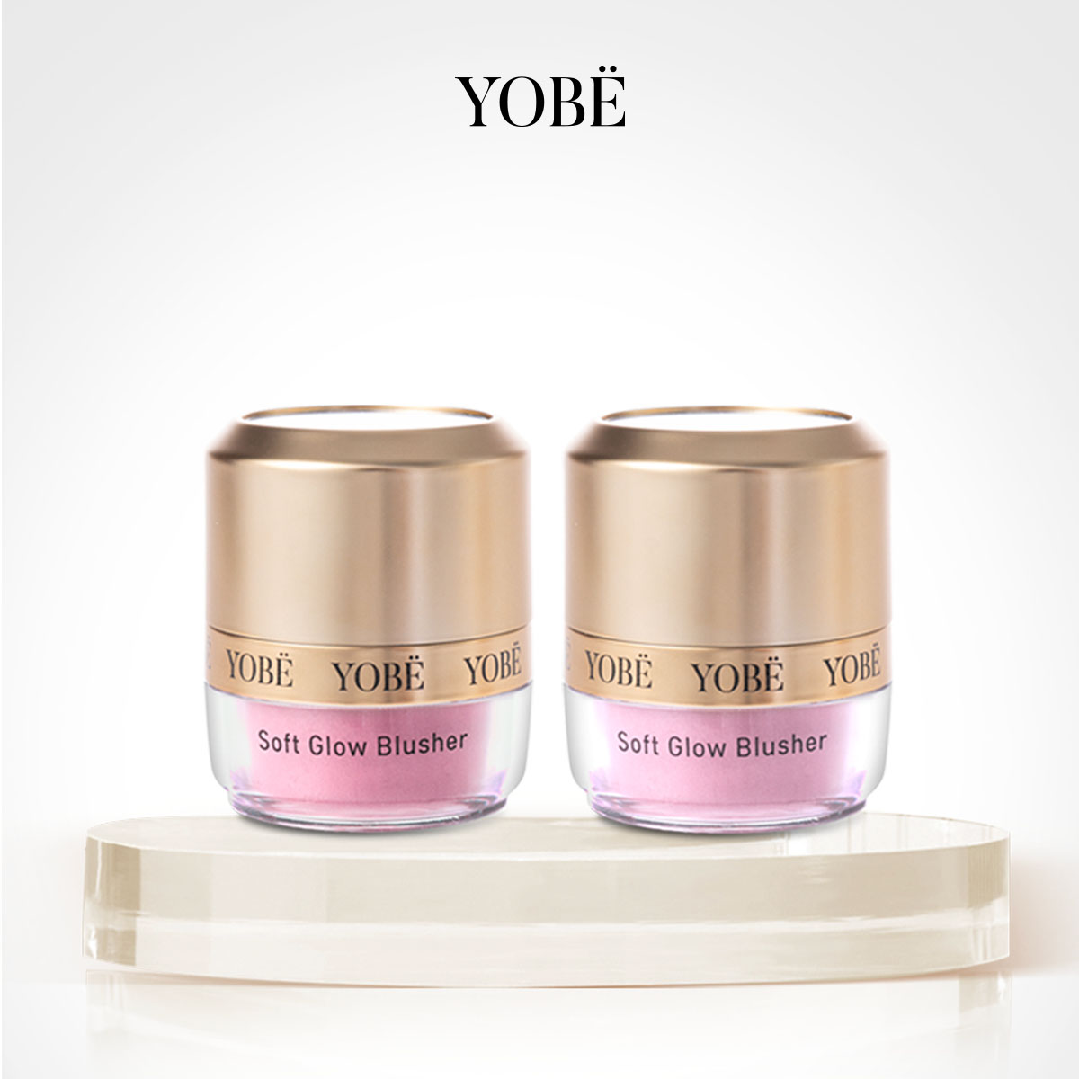 Combo 02 Phấn Má Hồng YOBE Soft Glow Blusher (#Màu Hồng Đất + #Màu Hồng Anh Đào)