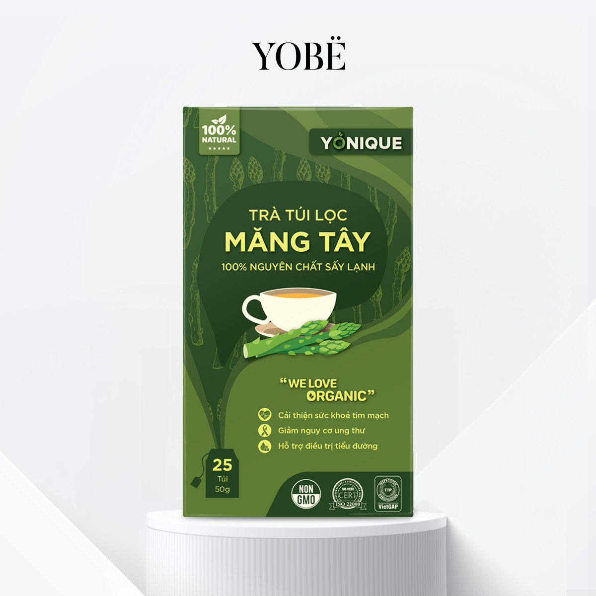 Trà Măng Tây Cao Cấp ( 25 gói/50g )