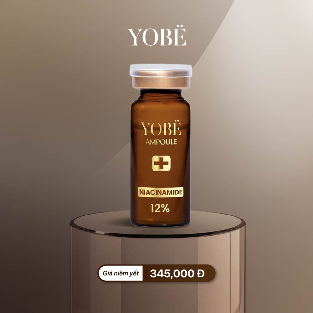 Tinh Chất Niacinamide 12% Trắng Da Mờ Thâm Nám Se Khít Lỗ Chân Lông YOBE 10mL