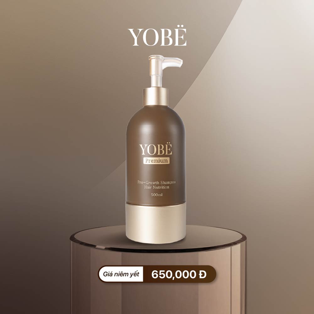 Dầu Gội Chống Rụng Hỗ Trợ Mọc Tóc YOBE Premium Pro-Growth Shampoo 500mL