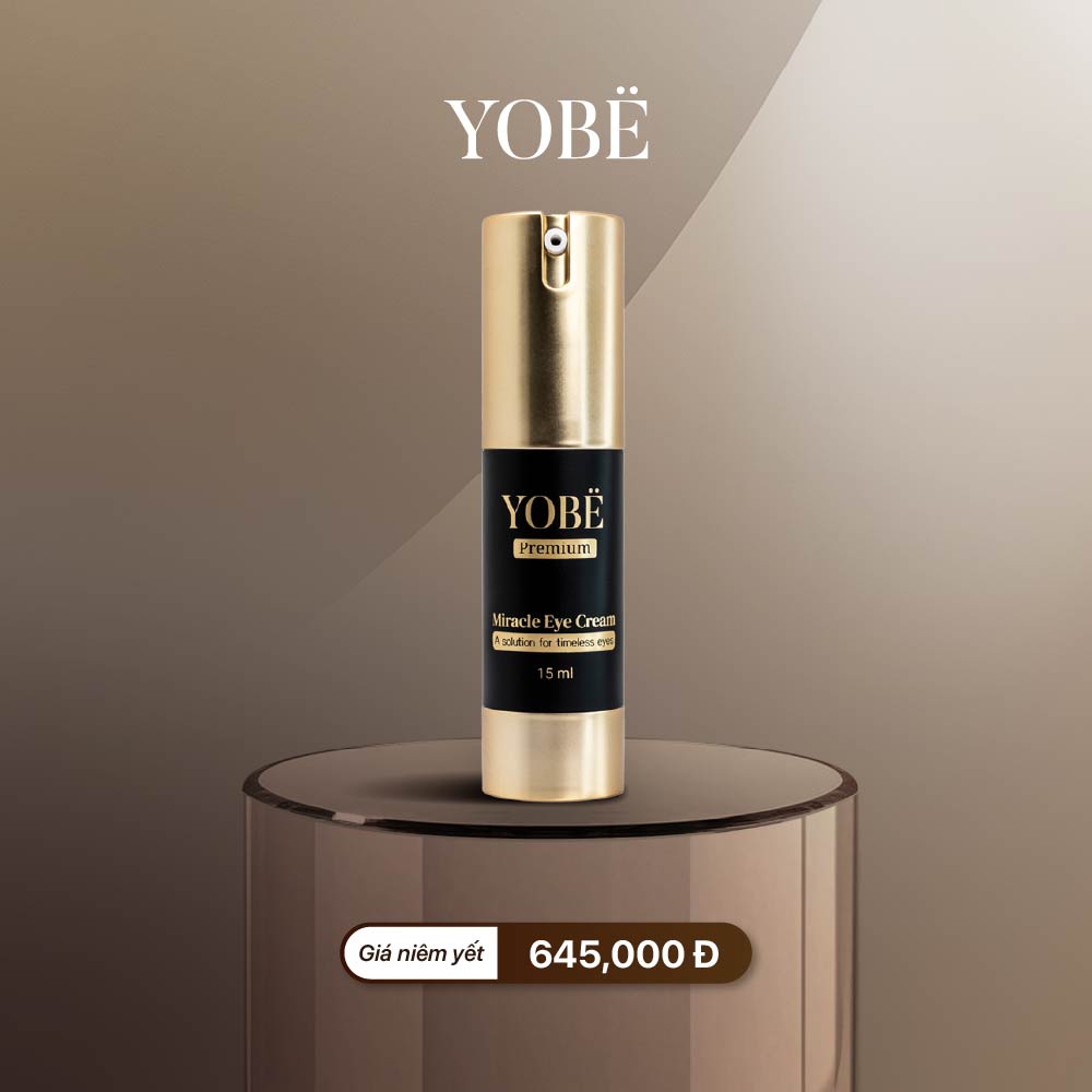 Kem Dưỡng Mắt Sáng Da Mờ Quầng Thâm Cao Cấp YOBE 15mL