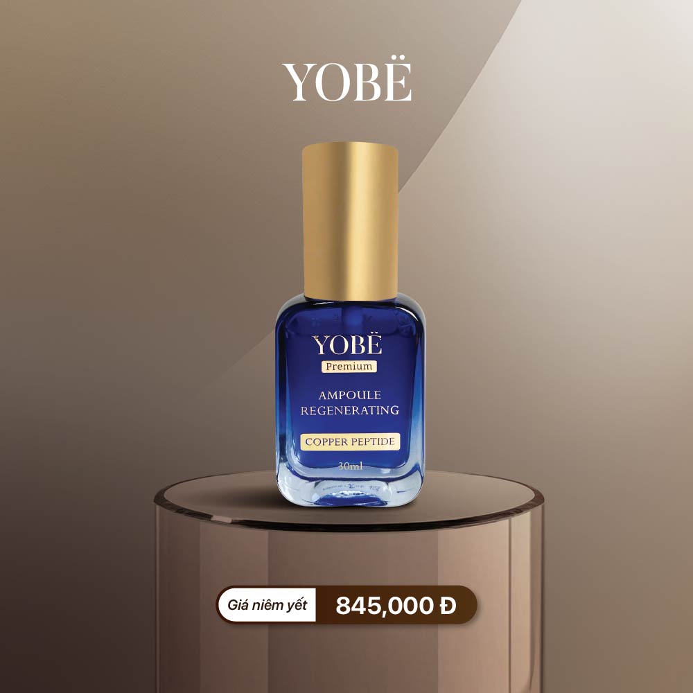Tinh Chất Tái Tạo Phục Hồi Và Căng Bóng Da Chuyên Sâu YOBE Premium Copper Peptide 30ml 
