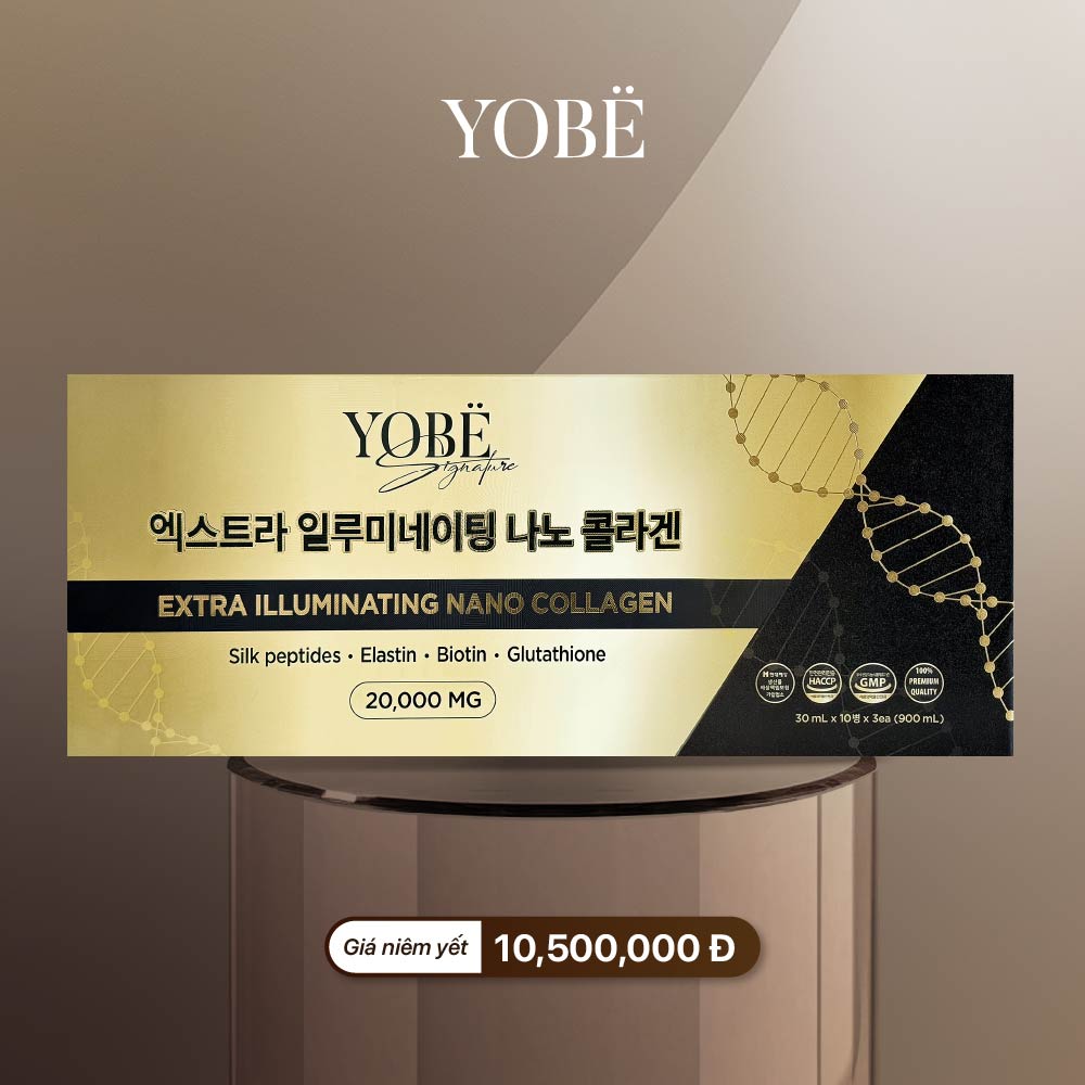 Collagen Thuỷ Phân Nano Trẻ hoá Trắng Da Cao Cấp 20,000mg (Set 30 chai/hộp)
