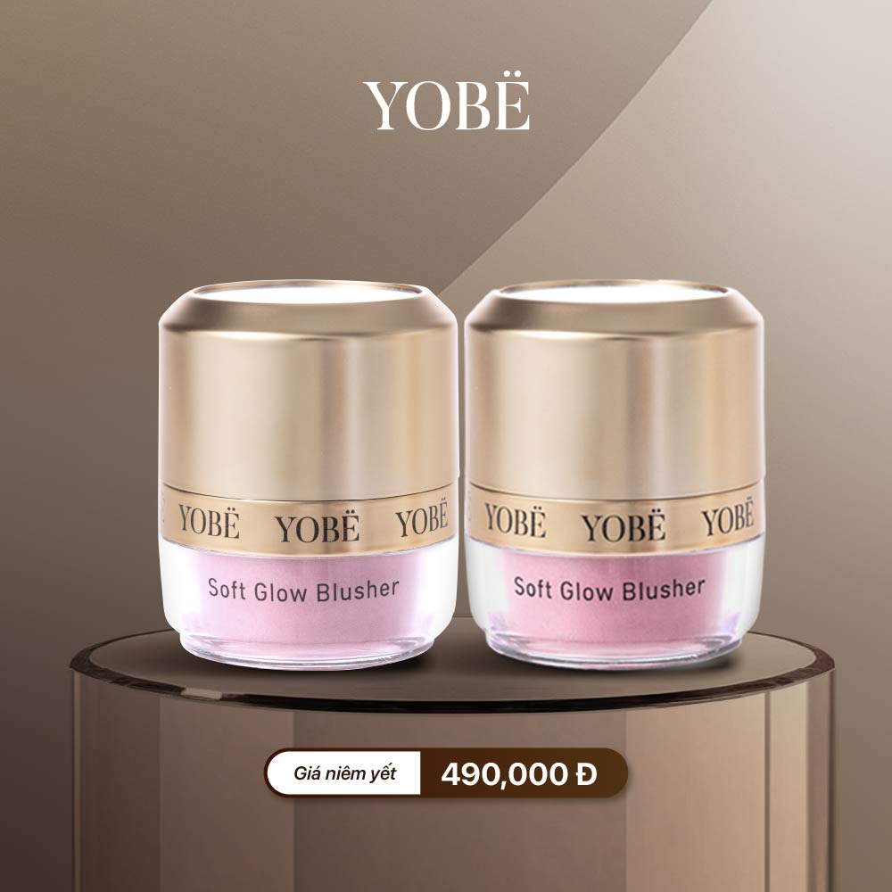 Combo 02 Phấn Má Hồng YOBE Soft Glow Blusher (#Màu Hồng Đất + #Màu Hồng Anh Đào)