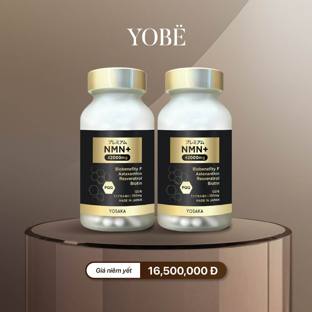 Combo 02 Hộp Viên Uống Trẻ Hoá Tế Bào NMN+ 42000mg YOSAKA Nhật Bản