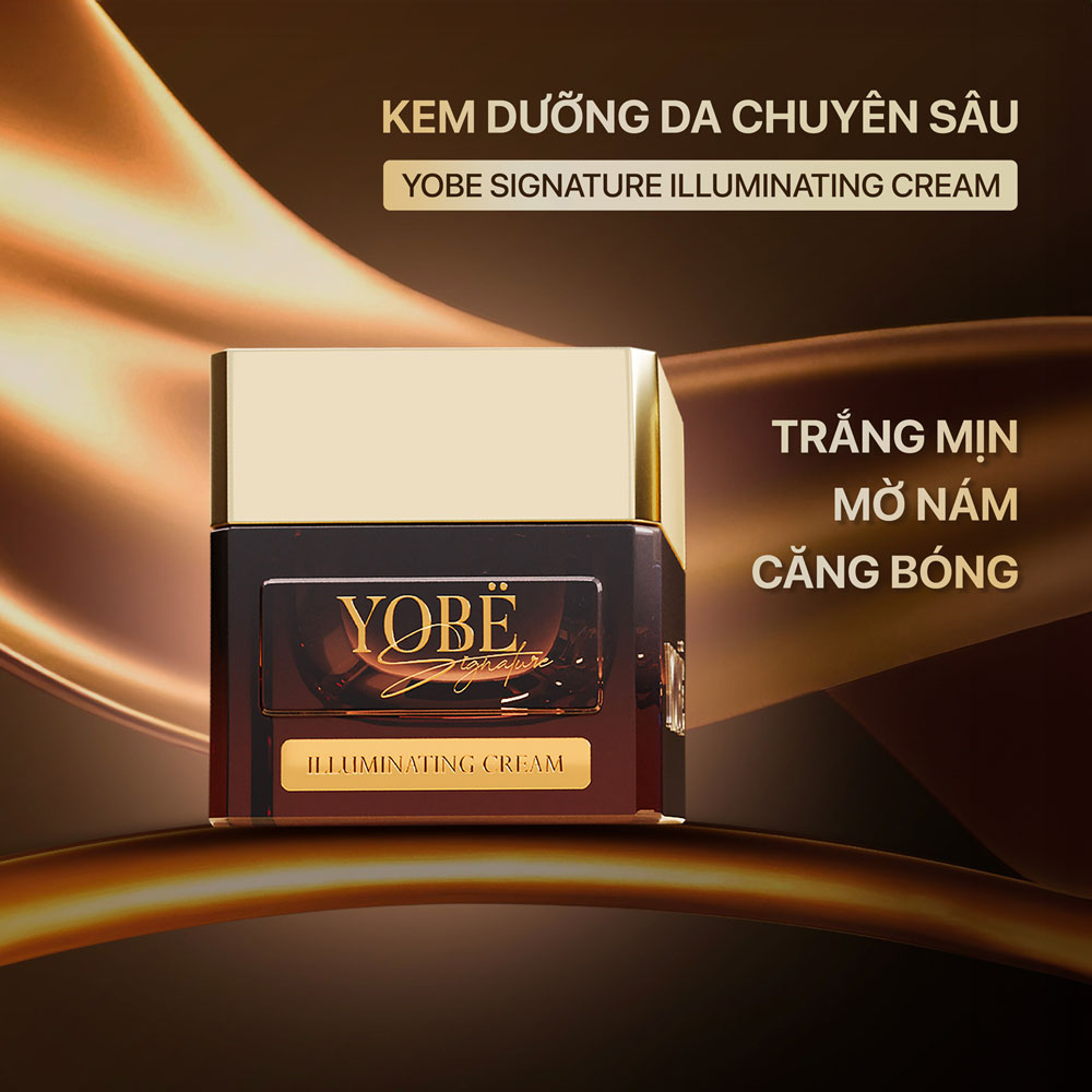 Kem Dưỡng Trắng Mịn - Mờ Nám - Căng Bóng Chuyên Sâu YOBE Signature Illuminating Cream