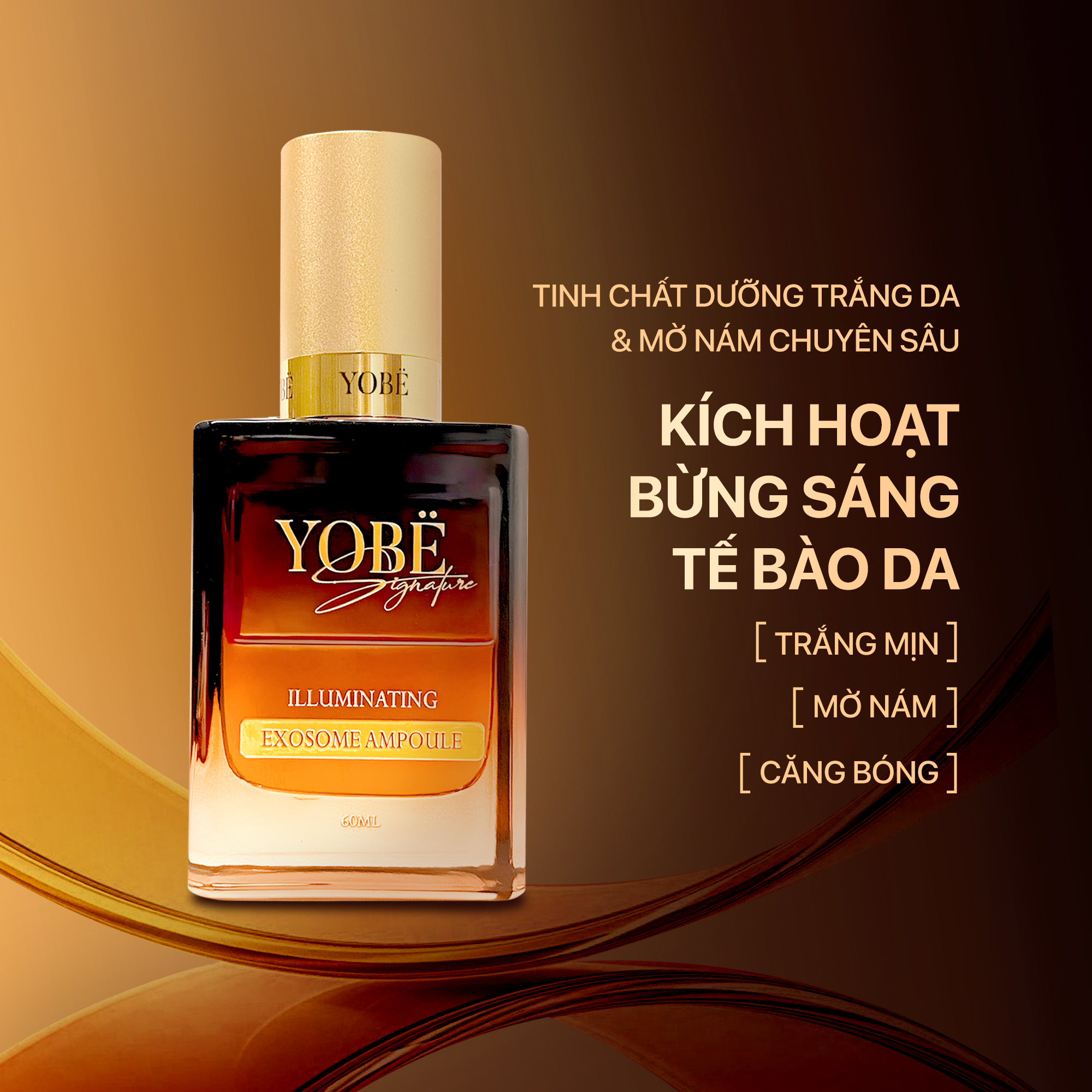 Tinh Chất Dưỡng Trắng Da Và Mờ Nám Chuyên Sâu Yobe Signature 60mL