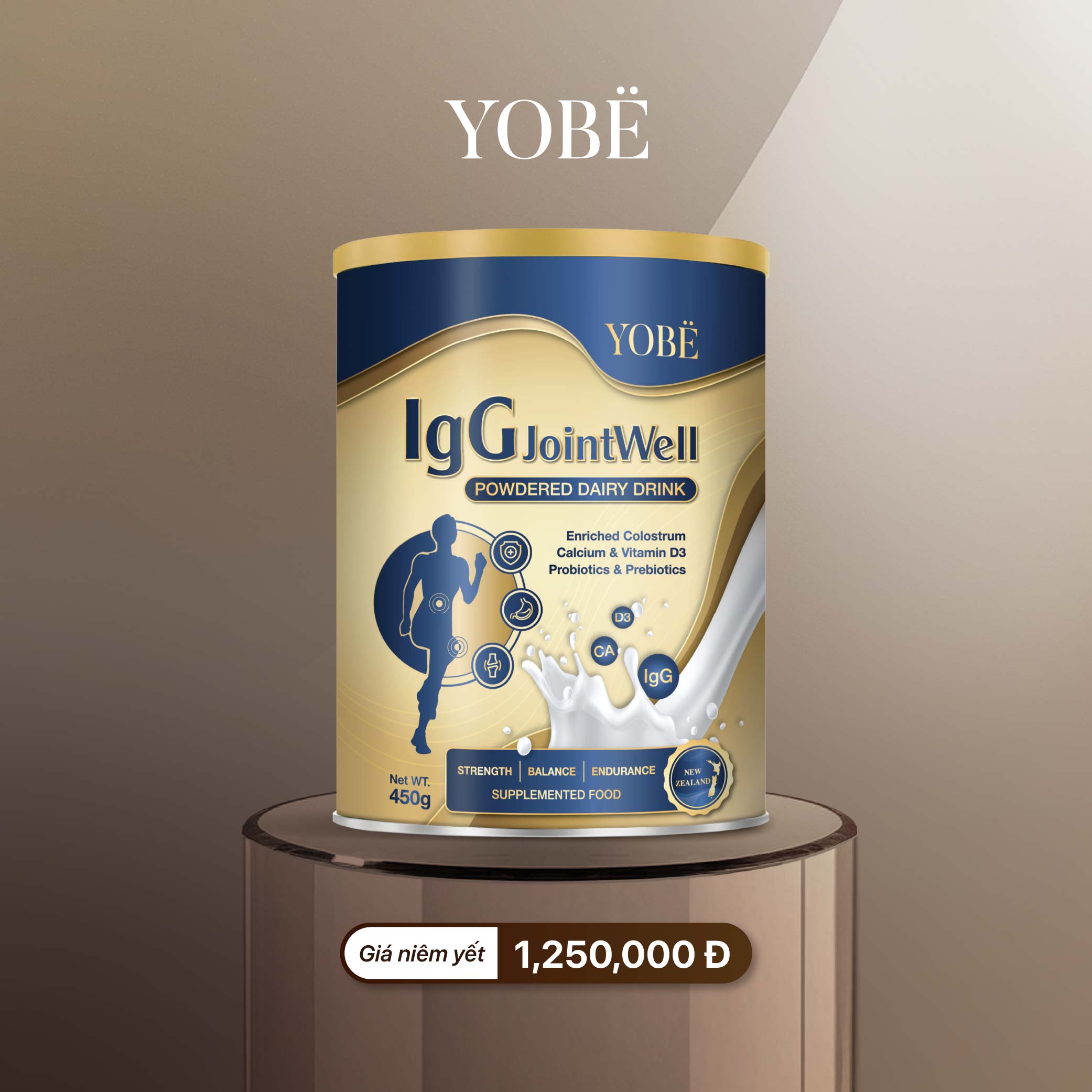 Sữa non Colostrum Xương khớp IgG Jointwell YOBE 450g