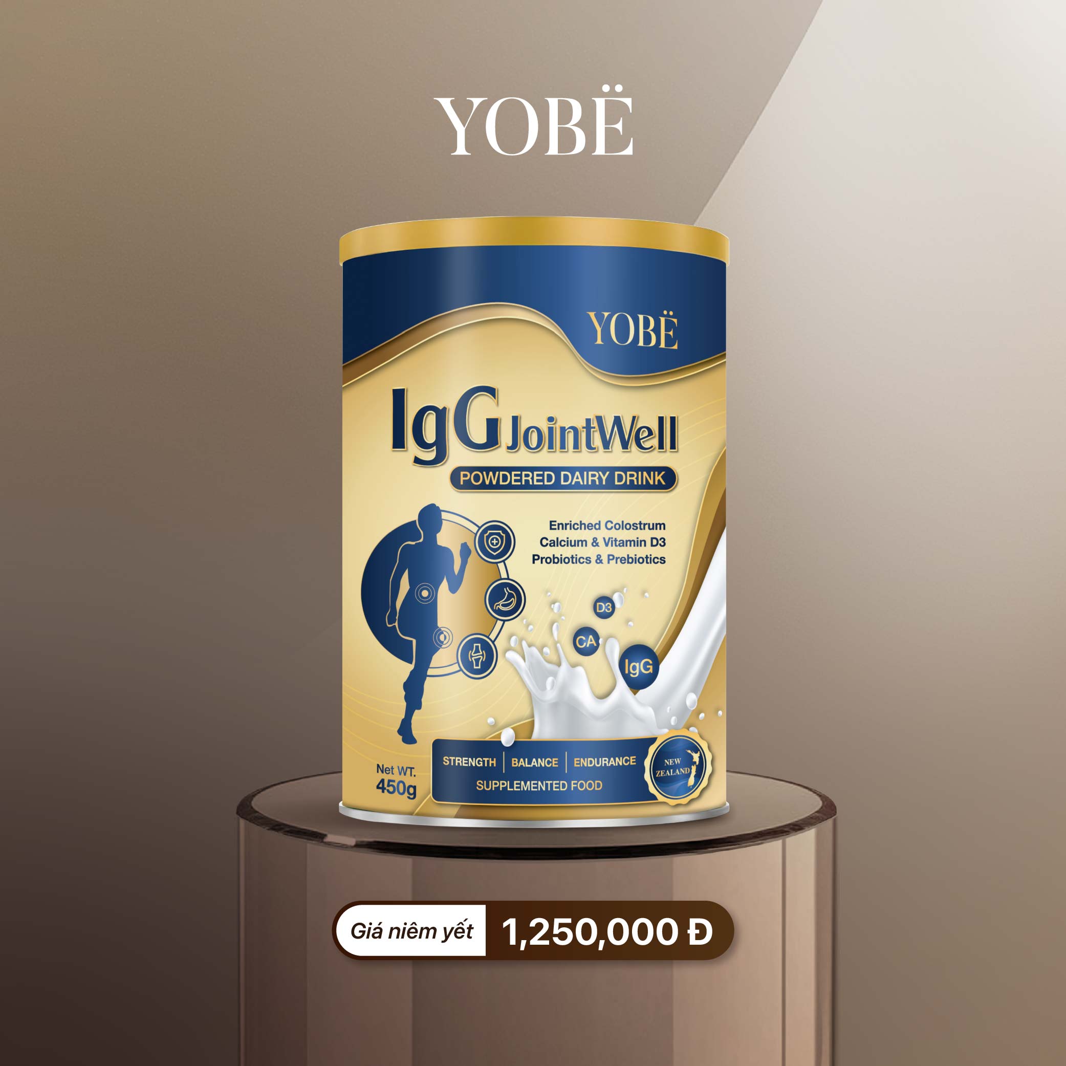 Sữa non Colostrum Xương khớp IgG Jointwell YOBE 450g